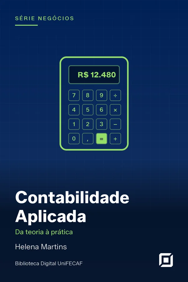 Capa do livro Contabilidade Aplicada, de Helena Martins