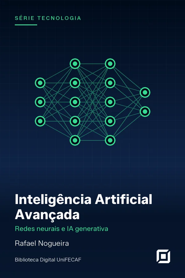 Capa do livro Inteligência Artificial Avançada, de Rafael Nogueira